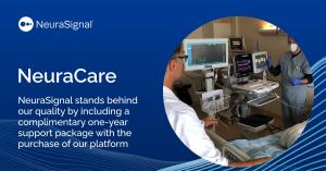 One year of coverage is included with the purchase of a NeuraSignal system