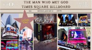 Times Square Billboard - The Man Who Met GOD