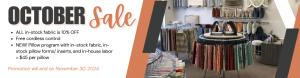 The Stitch Room October Sale