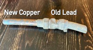 Individual pipes must be evaluated between a Customer's meter box and hose bibs as multiple pipe materials, including lead and copper, are commonly found but go undetected by above ground water utility visual inspection.