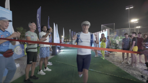 Finish Line at the Dubai Fitness Challenge Village