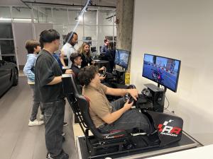 Engaging racing experience at BMW of San Francisco provided by Los Virtuality