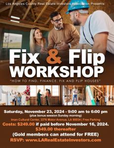 Fix and Flip Boot Camp