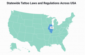 The Interactive Tattoo Law Map by Ink Different Tattoos