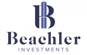 Beachler Investments logo featuring a bold, modern design, representing strategic real estate development and investment excellence in Florida.