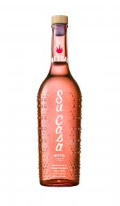 Su Casa Mezcal's new reposado arrives in a custom coral bottle.