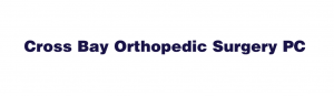 Cross Bay Orthopedic Surgery written in blue on a white background