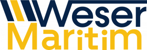 Logo of Weser Maritim, a leading ship repair company in Istanbul, Türkiye, specializing in ship maintenance and maritime services.