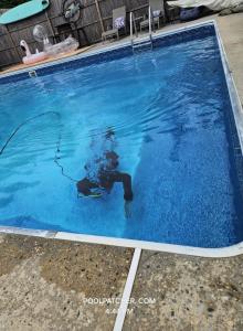 Pool Leak Detection Scuba Diver Monmouth County, NJ