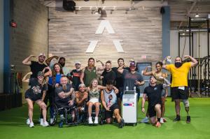 Photo of Cutera, Dr. Edward Alvarez, and the Adaptive Training team at the ATF facility in Dallas