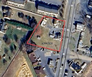  3 homes (2 are currently income producing) on .76 +/- acre parcel fronting Main Street, with 190' +/- of frontage on Main Street in Mt Crawford, VA