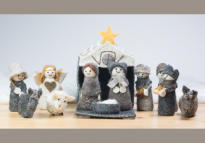 The carefully handcrafted pieces beautifully capture the warmth of the Nativity story, from Mary, Joseph, and Baby Jesus to a shepherd, the wise men and animals.