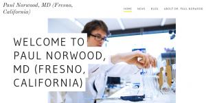 Website of Paul Norwood MD Fresno California