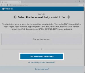 With WiseFax, you can send almost all types of documents.