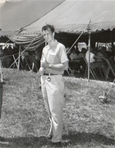 Photo of Leo J. Kohn at the EAA Fly-in. Photo provided by Bill Kohn (son)