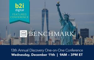 B2i Digital is the Marketing Partner for Benchmark's 13th Annual Discovery One-on-One Conference