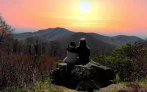 "Shenandoah Sunrise" by The Miskimon Brothers, American artists.