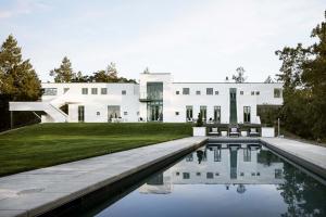 Architecturally significant villa with panoramic Napa Valley views