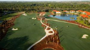 An aerial view of Vineyards Country Club's newly-renovated North Course.