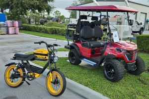 Golf Cart and e-Bike