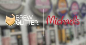 logos for brew glitter and michaels