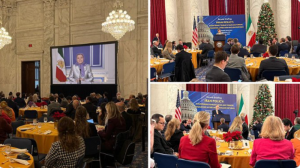 On December 11, a bipartisan luncheon at the U.S. Senate brought together a distinguished assembly of lawmakers, diplomats, and military leaders to discuss the path to a free and democratic Iran .