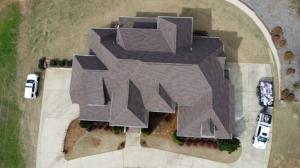 A picture of a finished roof in birmingham alabama