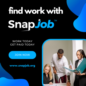 Find work with Snapjob shift work employment app