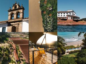 Peru Hotel Gallery, showing Belmond Palacio Nazarenas, Inkaterra Reserva Amazónica, Titilaka, Explora Valle Sagrado, PUQIO and KiChic