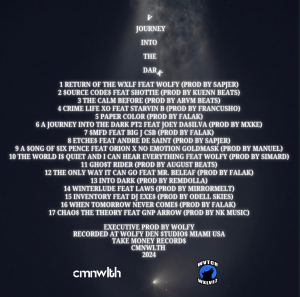 A Journey into the Dark track list