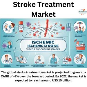 Stroke Treatment Market (Type: Ischemic Stroke and Hemorrhagic Stroke; Drug Class: Tissue Plasminogen Activators (tPA), Anticoagulants, Antiplatelets, Anticonvulsants, Others; Distribution Channel: Hospital Pharmacies, Retail Pharmacies, and Online Pharma