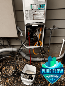 water heater installation pureflow plumbing