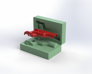 Image showcasing Low Volume Injection Molding Capabilites with 3D Printed Mold