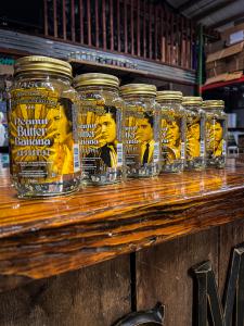 Master Distiller Big Nick has made 6 collectable jars with 6 different photos of Elvis Presley to build a legacy like no other