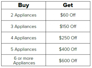 Luxury Appliance Savings