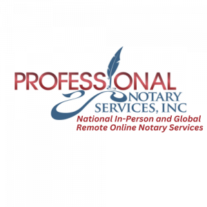 Professional Notary Services logo