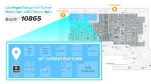 CES 2025 AsiaRF Booth Location Map