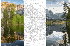 How to turn a photo into paint by numbers