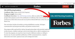 CNA Program - Forbes.com