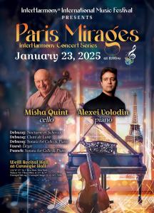 Concert Poster Jan 23 Paris Mirages at Carnegie Hall