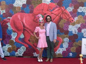 Jackie O'Brien and Husband at Kentucky Derby