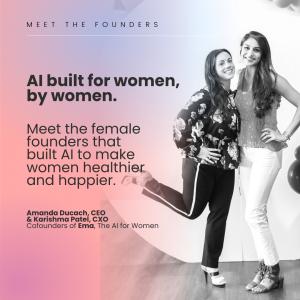 Ema's female founders, Karishma Patel and Amanda Ducach