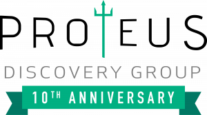 Proteus Discovery Group Tenth Anniversary Logo