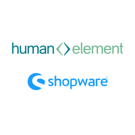 an image showing the Human Element and Shopware logos