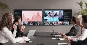 DTEN Room Solutions provide customers with intuitive, single-vendor configurations for professional, next-generation video meetings for hybrid work.