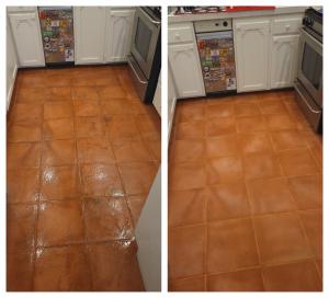 Before and After Tile and Grout Cleaning