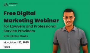 Free Digital Marketing Webinar. The webinar will be delivered by Prodyssey Solutions Ltd on the 17nth of March 2025.