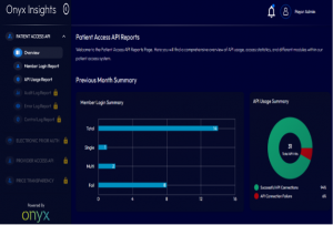 Onyx Insights Reporting Dashboard for CMS PAA Reporting