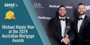 Michael Maiolo won at the 2024 Australian Mortgage Awards