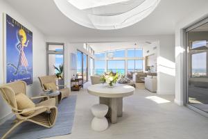 Oculus skylight, ocean view beyond, RH.com Restoration Hardware